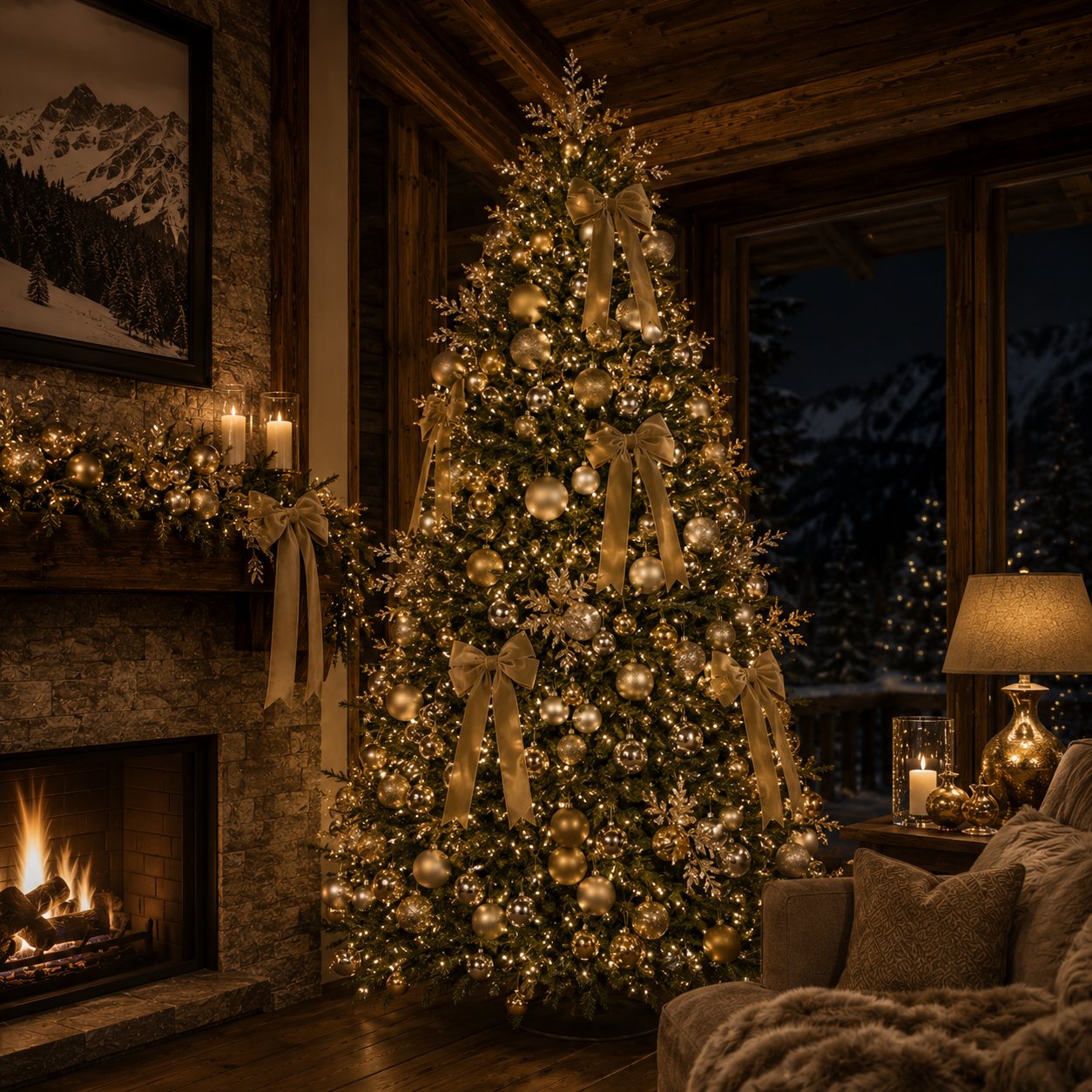 Gold & Champagne Tree